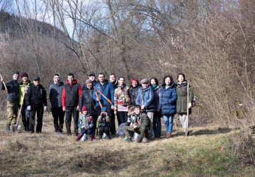 Împădurirea sectorului din zona de protecție a râulețului zolotaia