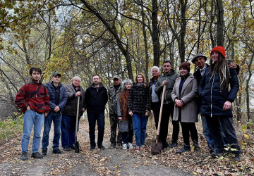 Plantarea Voinicerului pitic la Nistrul de Jos