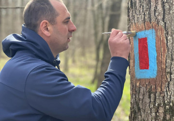 Marcarea prin semne a zonării Parcului Național Orhei